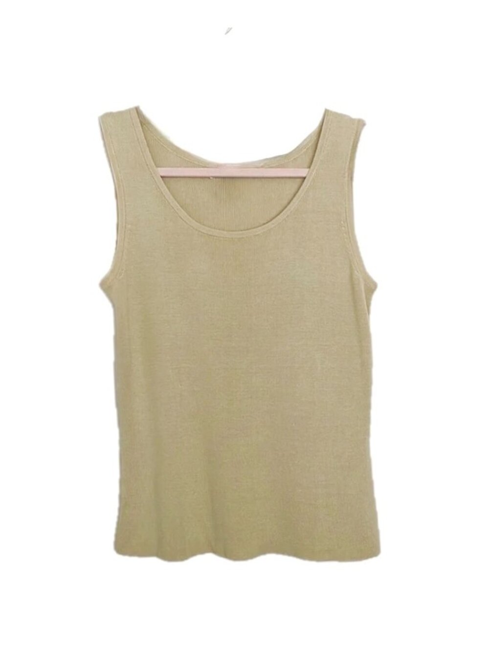 Ann Taylor Neutral Beige All Silk Shell